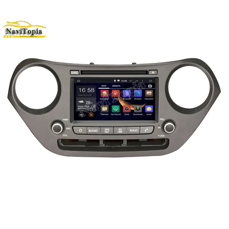 Ectwodvd 4G ram 32G rom Восьмиядерный Android 8 0 автомобильный DVD gps Радио для hyundai I10 2013 2014 2015 2016-