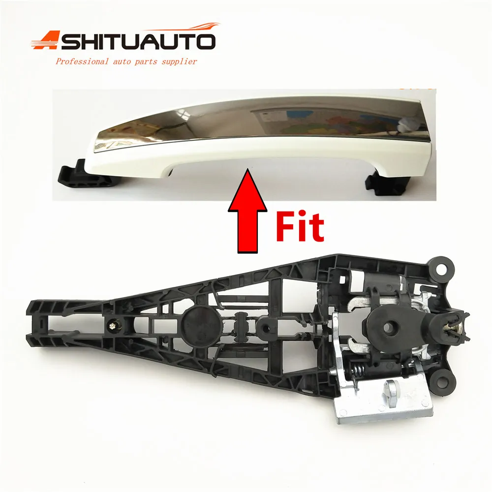 AshituAuto дверь Наружная ручка база левая и правая для Chevrolet Cruze Buick Reagl OEM#13308535 13576842 - Цвет: Left Common