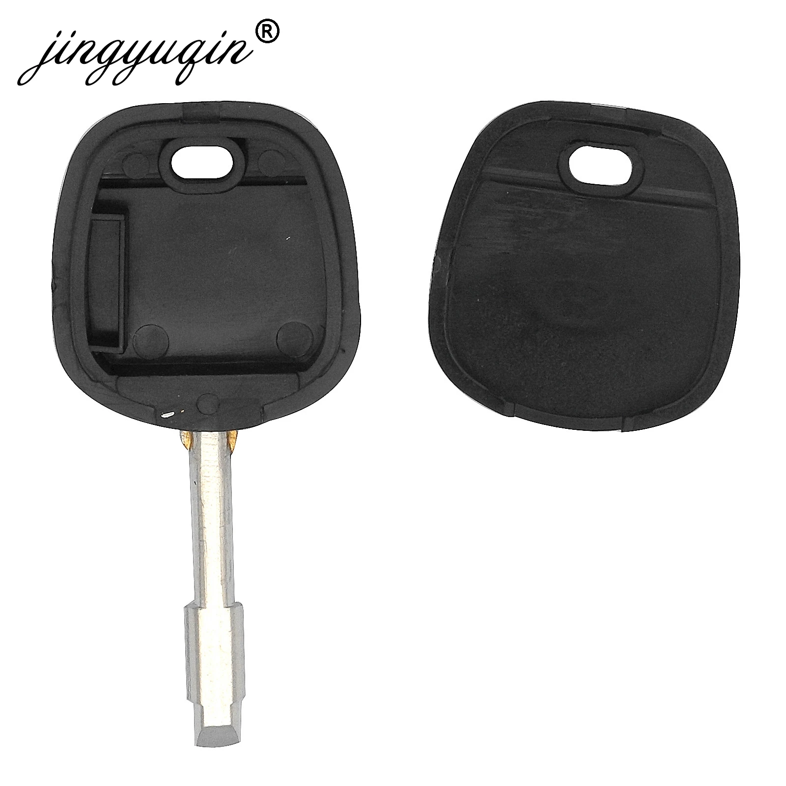 Jingyuqin 10 шт./лот отрезание лезвия транспондер ключ оболочка для Ford Focus Mondeo KA JMC Jaguar XJ8