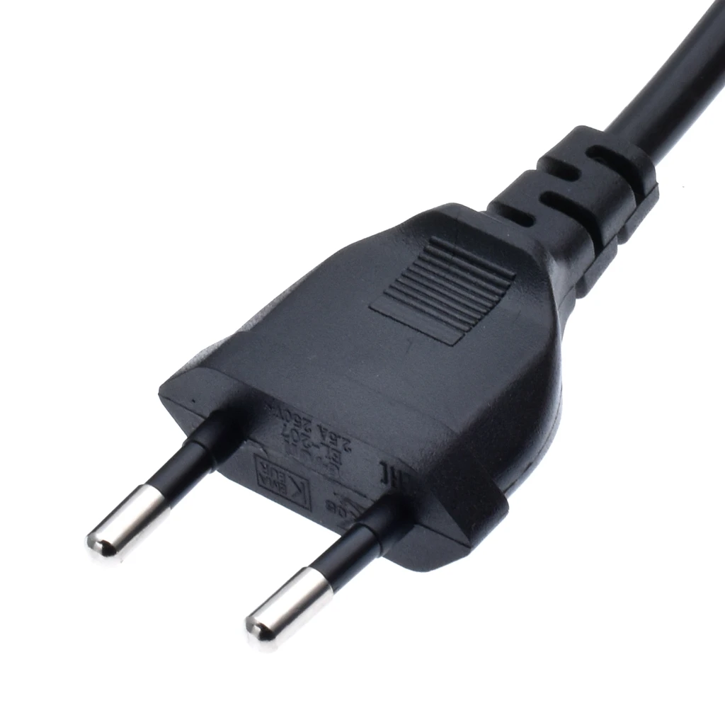 European 2pin Male Plug to IEC 320 C5 Micky Adapter Cable For Notebook Power Supply 1 PCS EU Adaptor Cord|iec c5|eu power cordiec male plug |