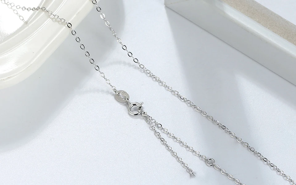 ORSA Jewels, Классическая Базовая цепочка, 925 пробы, серебряная застежка-Омар, регулируемое ожерелье, цепочка, модное ювелирное изделие SC08