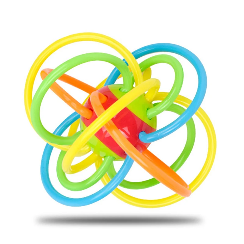 1 шт. детская пластиковая игрушка погремушка колокольчик|Интерактивные игрушки