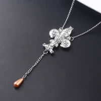 the originals vampire diaries always and forever charm necklace fleur de lis long necklace for women girls pendant jewelry