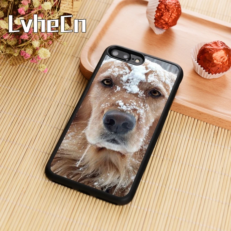 LvheCn золотой ретривер собака бисер для украшения чехол iPhone 5 6 6s 7 8 plus 11 pro X XR XS max samsung