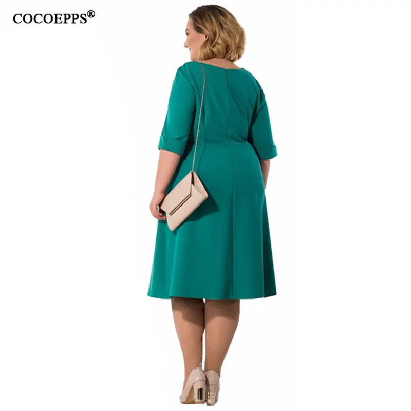 Женские платья COCOEPPS большие размеры 5XL 6XL лето 2019|Женские платья| |