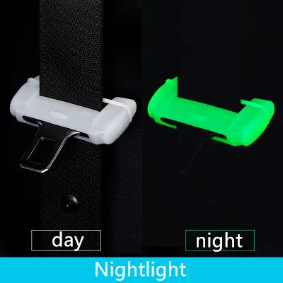 Nightlight Автомобильный презерватив, зажим для ремня, заглушка, защитный рукав, пряжка для ремня безопасности, зажим, защитная куртка, аксессуары для интерьера, аксессуары для автокресла - Название цвета: Nightlight