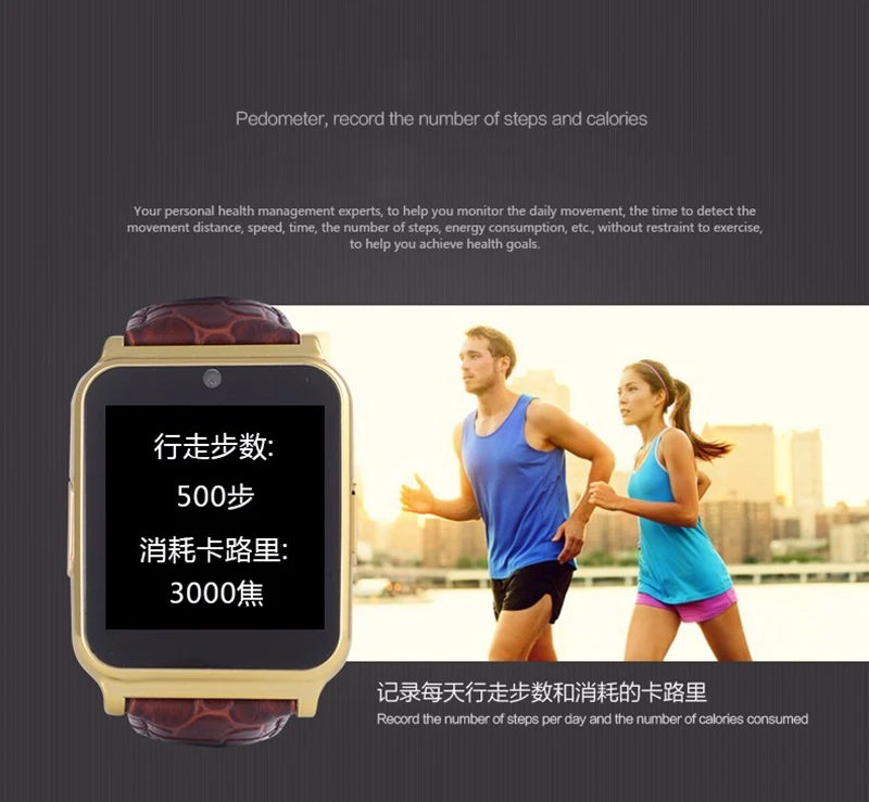 BOUNABAY Шагомер Bluetooth умный человек часы для apple телефона android мужские Камера