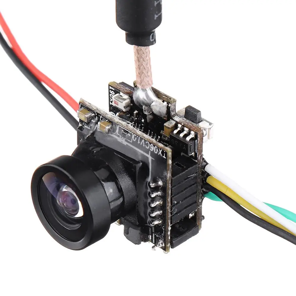 Eachine высокой четкости TX06 700TVL FOV 130 градусов 5,8 ГГц 40CH Смарт Аудио Мини FPV камера AIO передатчик для RC FPV мини Дрон