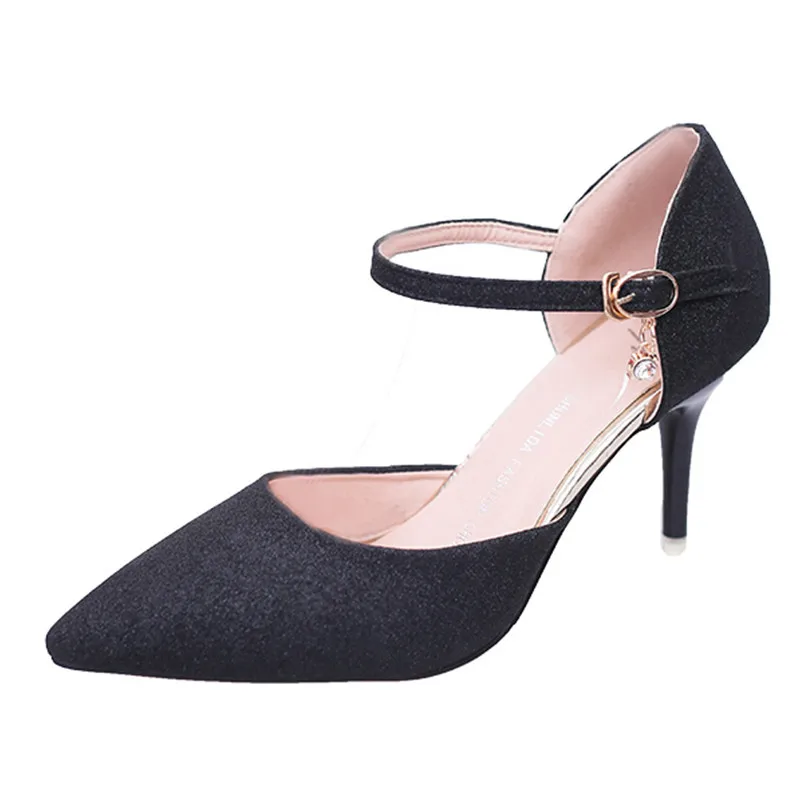 2019 женские туфли-лодочки сезон весна-осень пикантные туфли на высоком каблуке