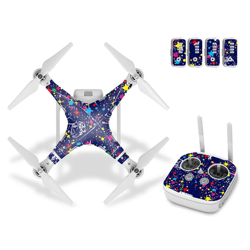 Новейшие новые продукты наклейка кожи для DJI Phantom 3 Новое поступление конструкции - Цвет: TN-DJ3-0143