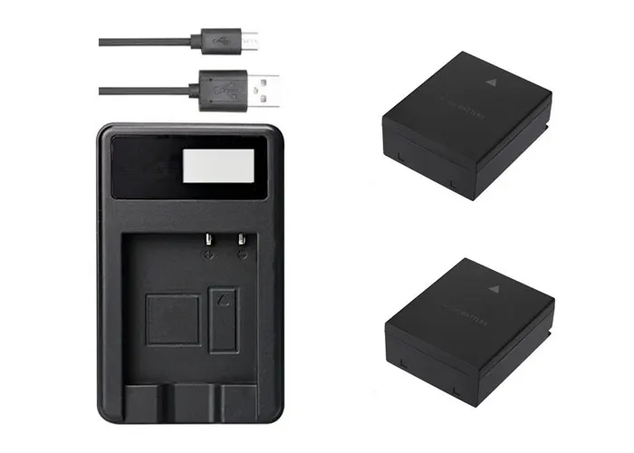 Полностью расшифрованный. Показать оставленное время. 2X BLH 1 аккумулятор BLH1 + ЖК USB