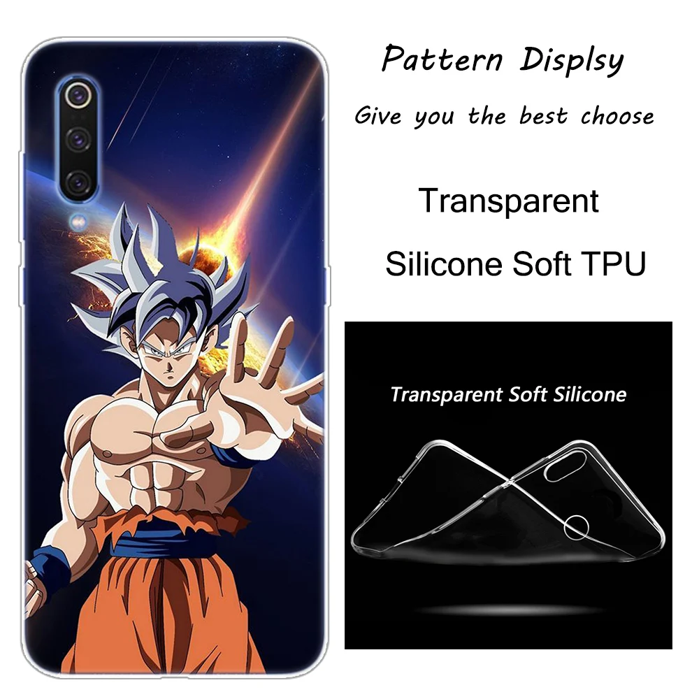 005 Dragon Ball Z Goku Ultra чехол для Xiaomi Pocophone F1 9T 9 9SE 8 A2 Lite A1 A2 Mix3 Redmi K20 7A Note 4 4X5 6 7 Pro S2 - Цвет: 005