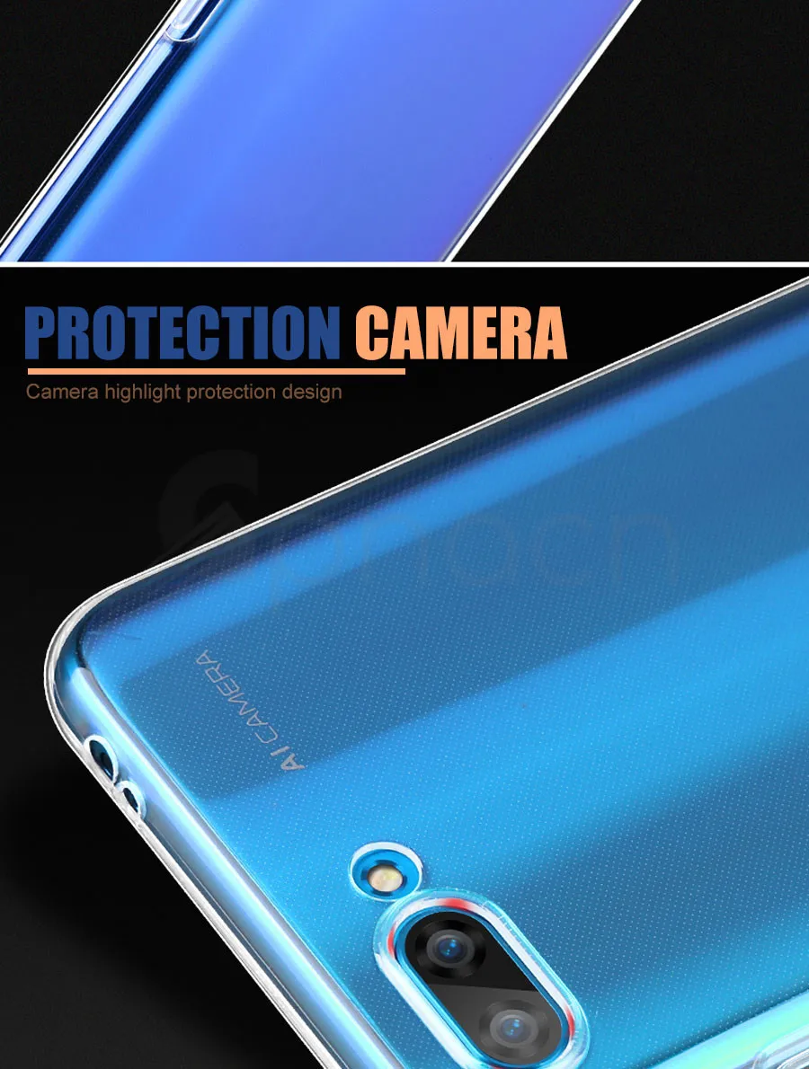 GPNACN ультра тонкий мягкий прозрачный ТПУ чехол для huawei Honor 10 Lite V10 Honor 9 Lite V9 Play 8 Lite силиконовый Полный чехол s