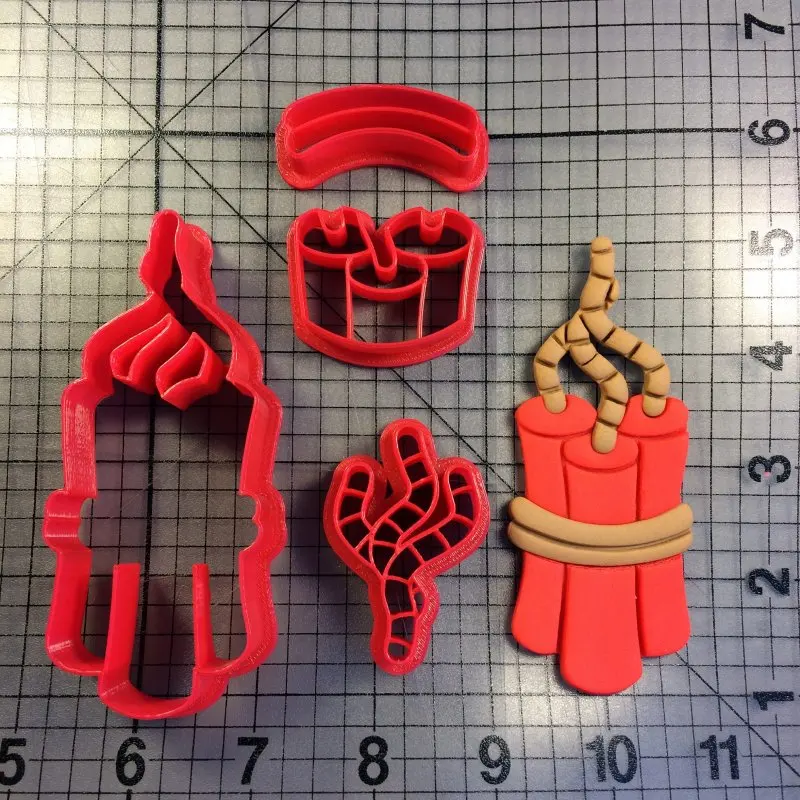 Пламя Дизайн резак для печенья мастики форма кекса плесень сделано 3D печатных