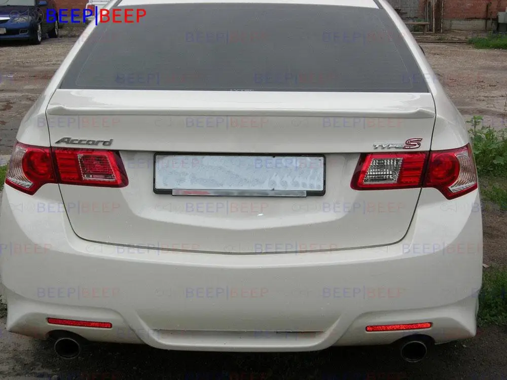 Чехол спойлер для Honda Accord 8 2008 2012 АБС пластик спортивный стиль аксессуары