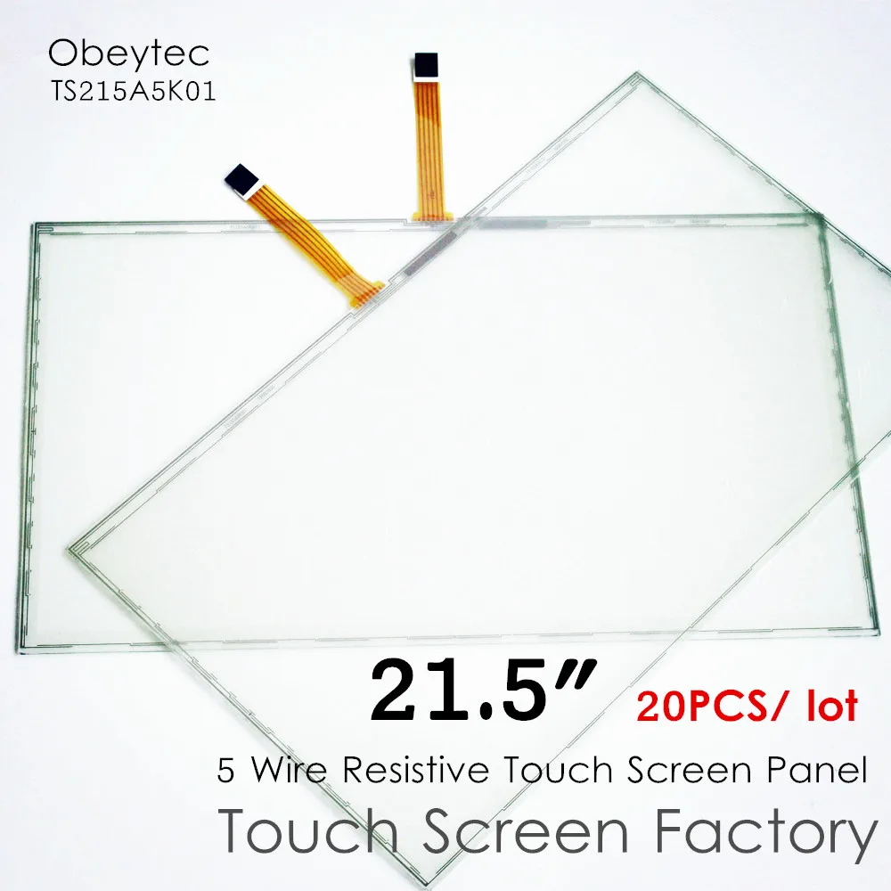 20 шт.! Защитный сенсорный экран Obeytec 21 5 дюйма с сенсорным экраном проводов цена