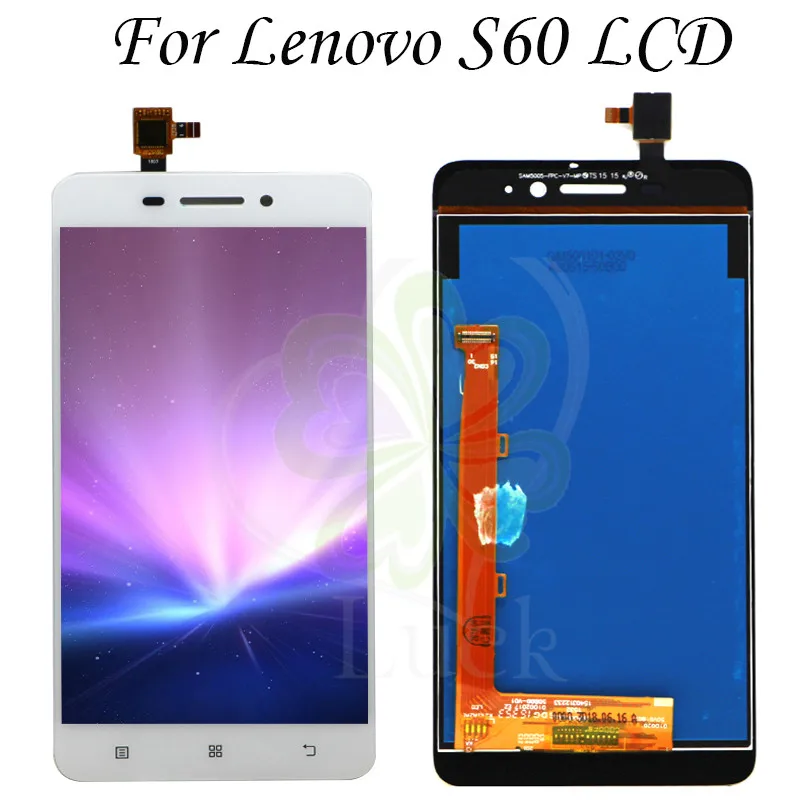Новый ЖК-дисплей 5 0 дюйма для Lenovo S60 сенсорный экран с цифровым преобразователем