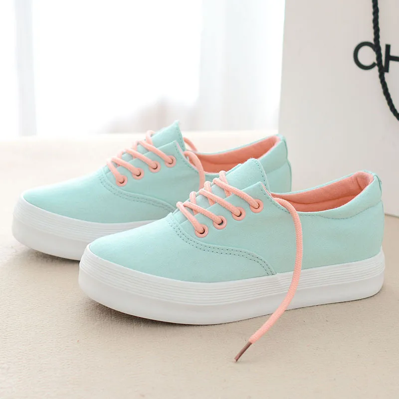 Парусиновая обувь женская 2016 г. новые поступления повседневная на платформе|platform