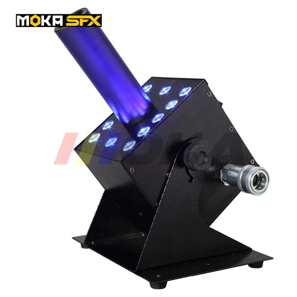 Christmas decoration Co2 Fog Machine DMX-512 Electric Control Stage Effect 12 LED Jet Smoke Cryo DJ CO2 | Освещение