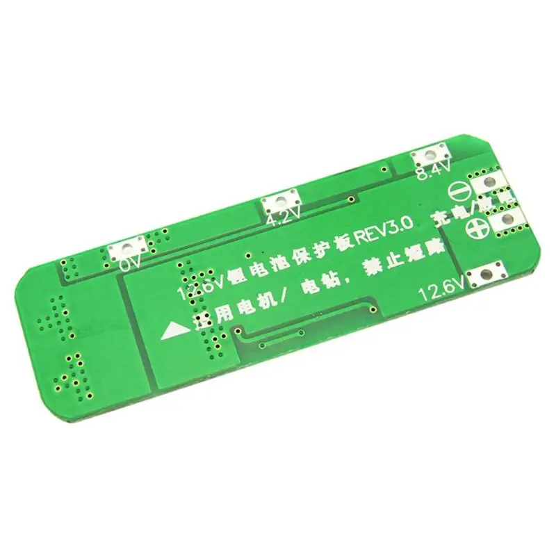 1 шт. 3S 20A литий-ионный аккумулятор 18650 зарядное устройство PCB плата защиты BMS 12,6 V ячейка 64x20x3,4 мм модуль
