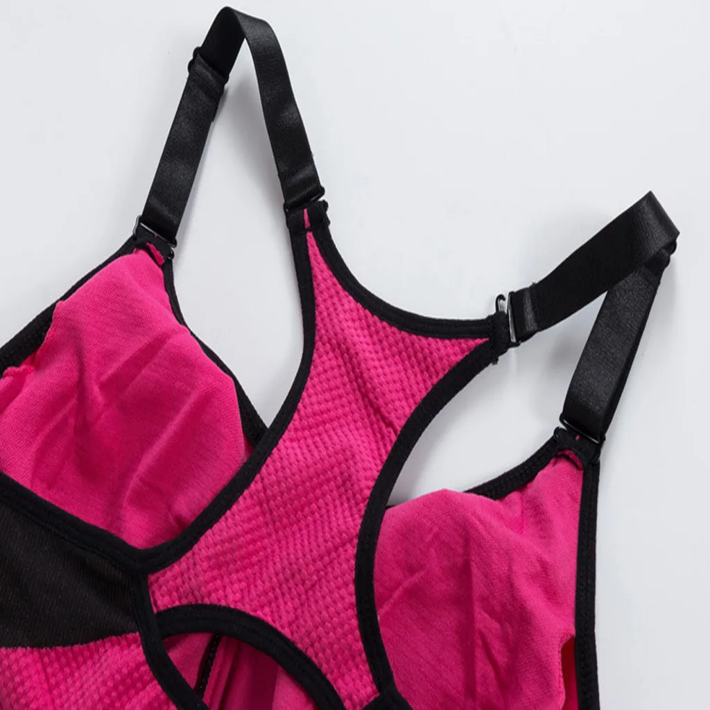 Женский однотонный бюстгальтер для йоги SAGACE спортивный без косточек с мягкой