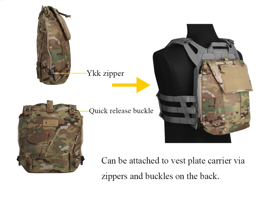 EMERSON gear Mag Pouch ЗИП-на панели для AVS JPC2.0 CPC тактический рюкзак боевое снаряжение для страйкбола сумка emerson EM8348