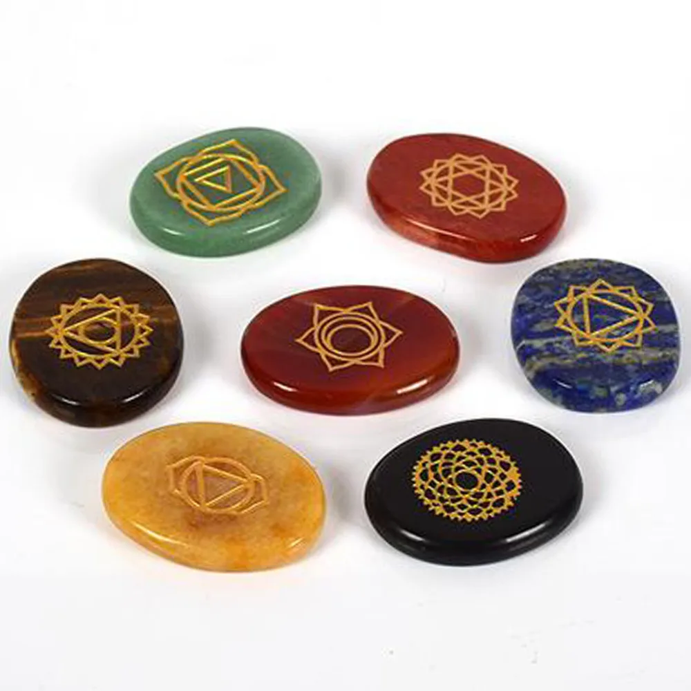 Фэн шуй индийский символ энергетический камень семь чакр Восстанавливающий