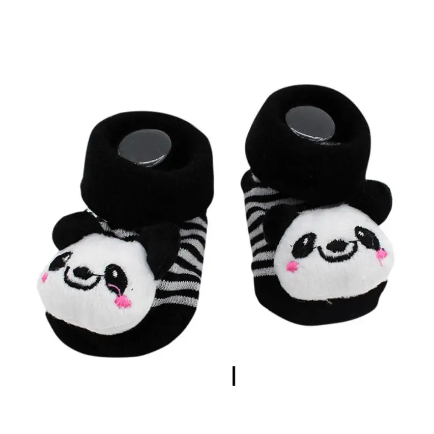 I Клубника Звезда кролик Би теплая Babys мультфильм новорожденных Обувь для девочек Обувь для мальчиков Противоскользящие тапочки Обувь Сапоги и ботинки для девочек Тапочки хлопковые зимние носки bttf - Цвет: I