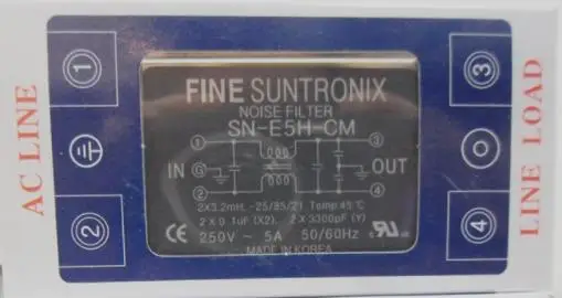 

SN-E5H-CM Mains Filter