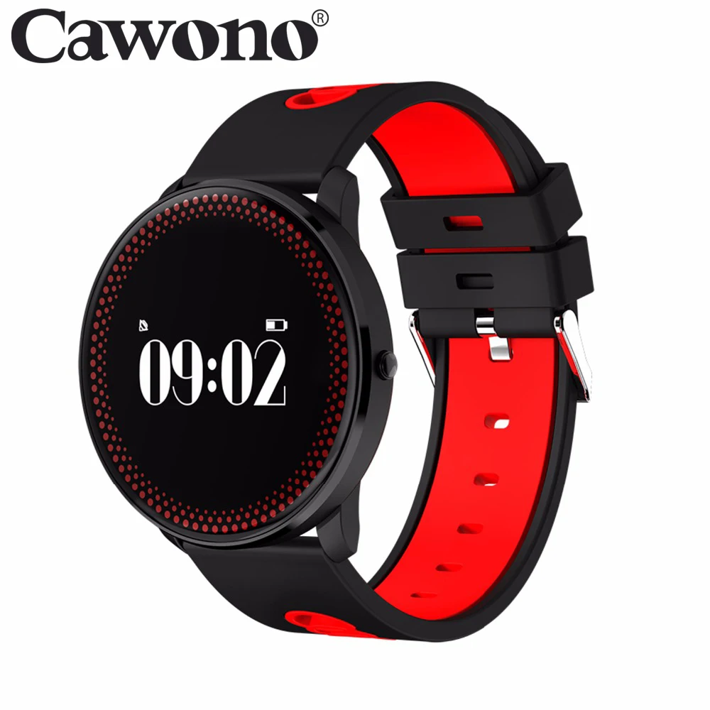 Cawono Bluetooth CF007 сердечного ритма крови Давление Кислорода Монитор умный Браслет SMS