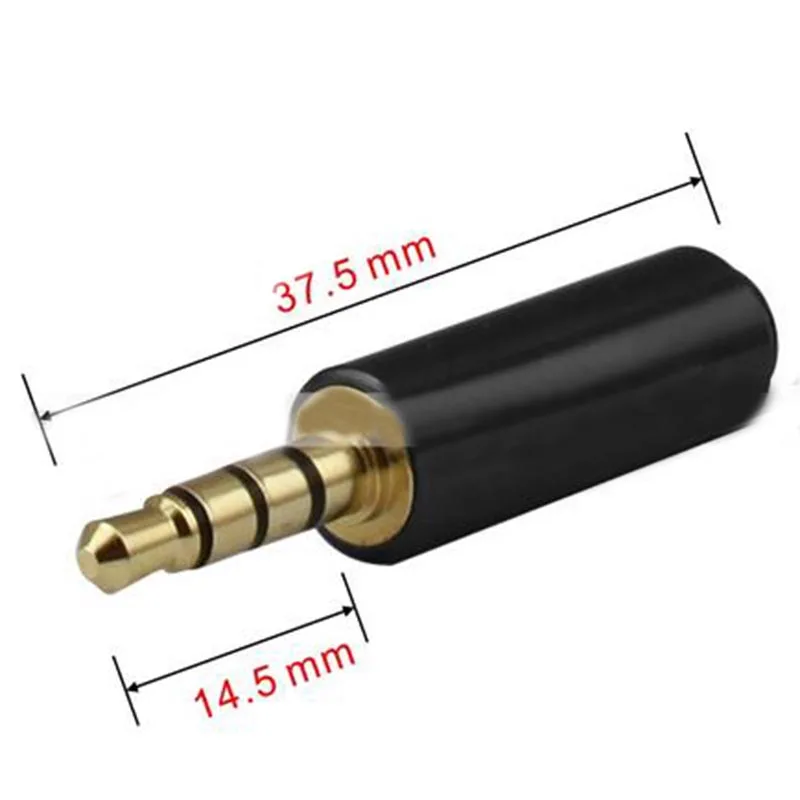 

2pcs 3.5mm male to female audio headset adapter 37.5mm long for cell phone