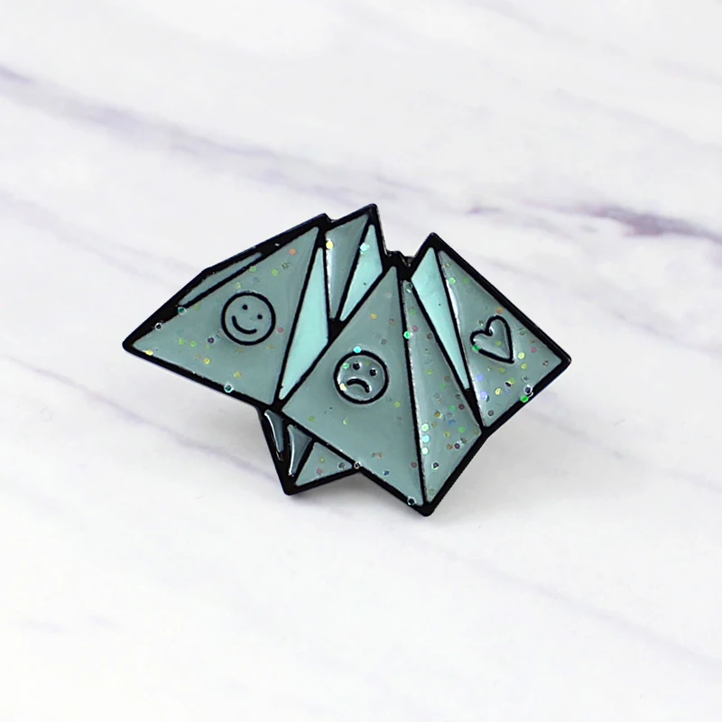 Оригами Бриллиантовая улыбка грустный плач сердце оригами опция игры креативная