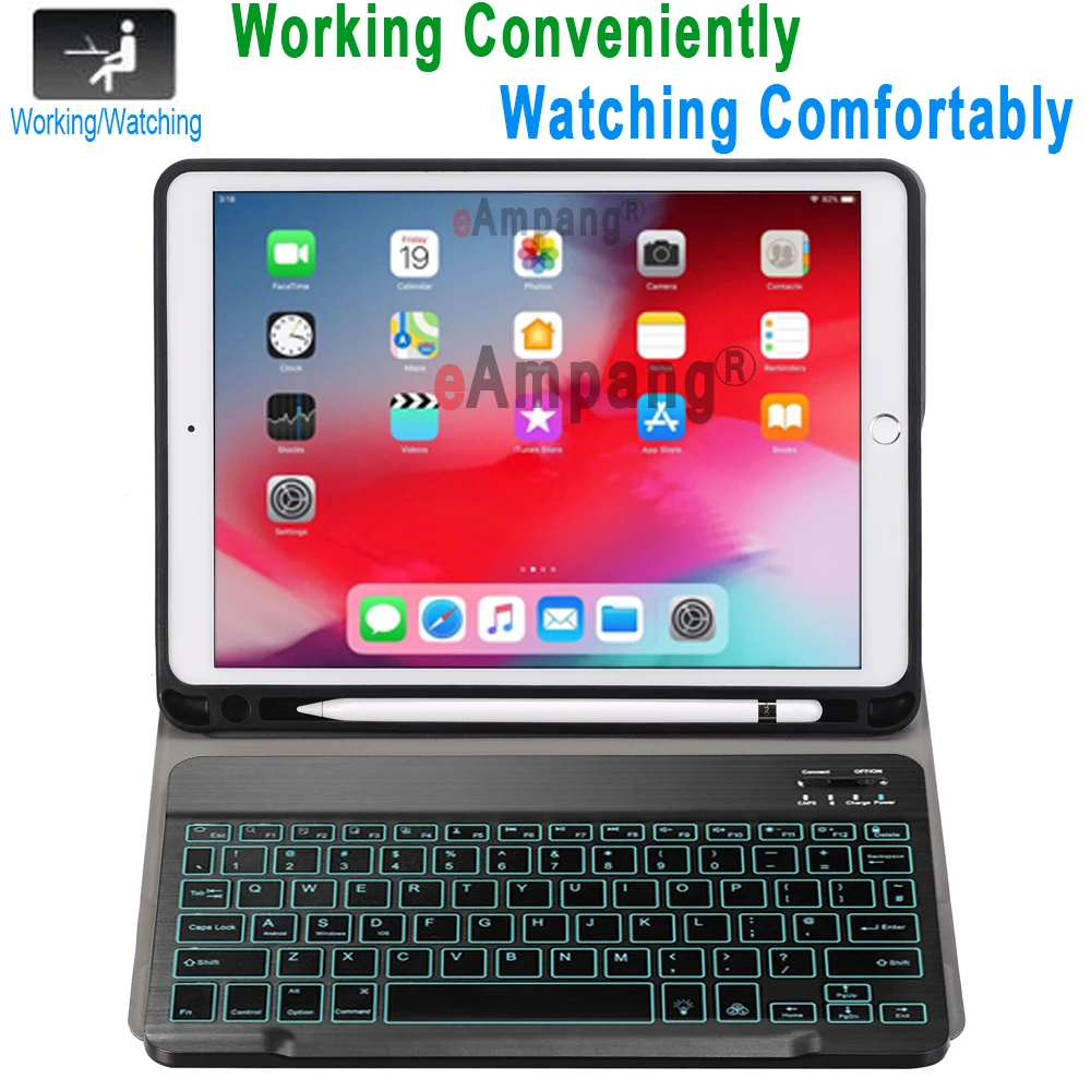 Клавиатура с подсветкой чехол для iPad воздуха 2019 10 5 3 3rd поколения A2152 A2153 A2154 A2123 Pro