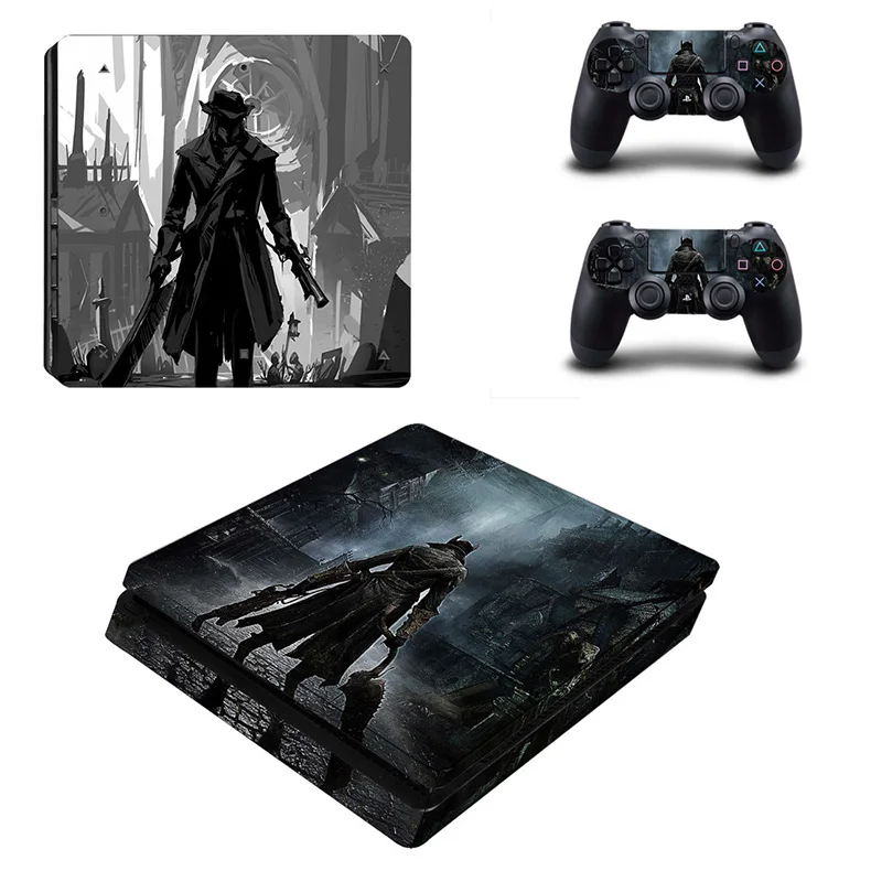 Bloodborne PS4 Slim Skin Play station 4 тонкие наклейки для sony Playstation 4 Slim PS 4 Slim консоли и контроллера - Цвет: YSP4S-0164