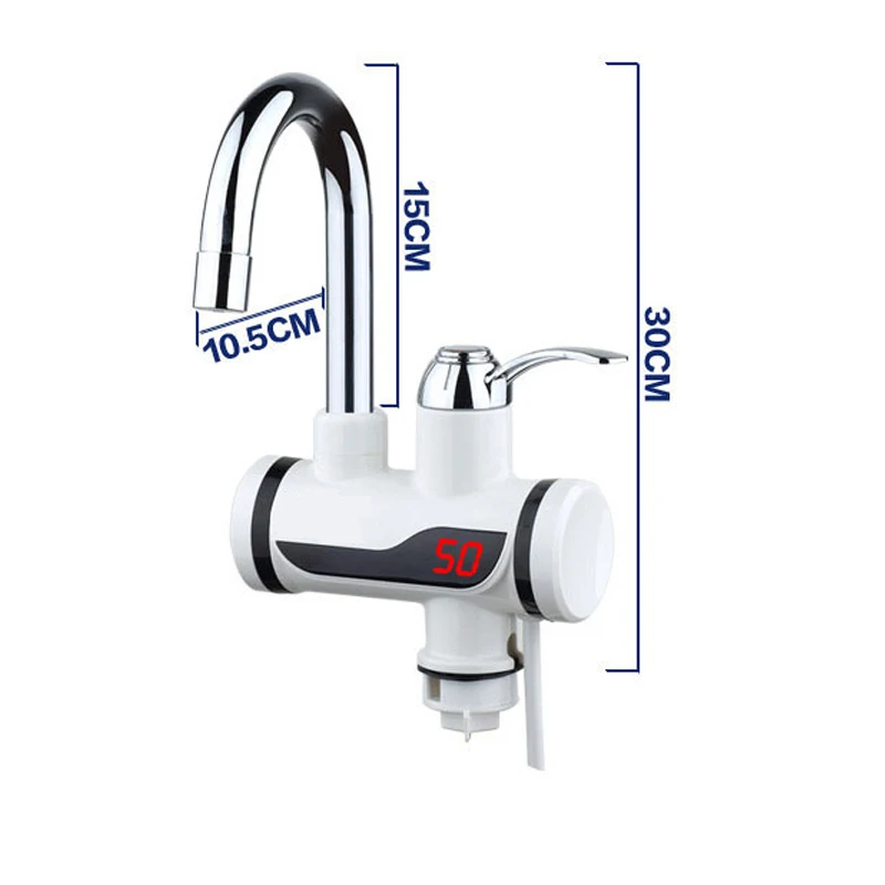 Электрический водонагреватель мгновенный нагреватель горячей воды смеситель