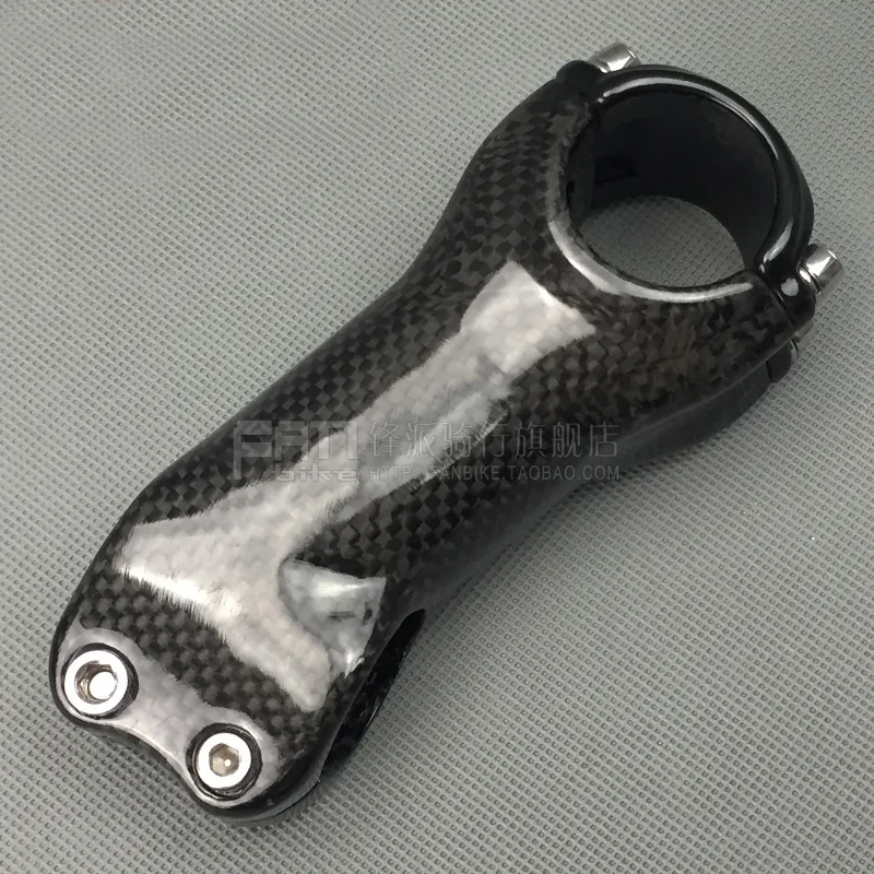 

Carbon Fiber Road MTB Bike Stem NO LOGO glossy 3K Bicycle Parts Angle 17 Degree 70/80/90/100/110/120/130mm