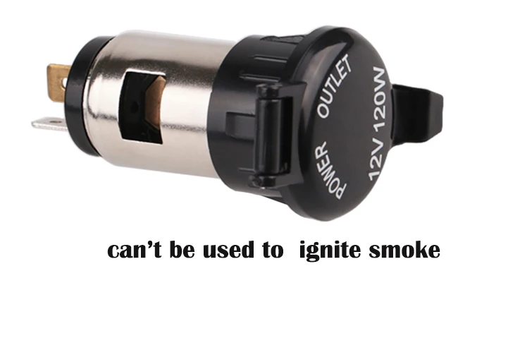 can not ignite smoke Urbanroad 12 В авто мотоцикл прикуриватель розетка для автомобильного прикуривателя запчасти зажигания для грузовика автомобиля - Название цвета: can not ignite smoke