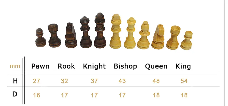 BSTFAMLY King высотой 54/65/80/92/105 мм деревянные шахматные фигуры набор шахматы игра для переноски удобный светильник шахматная доска LA68