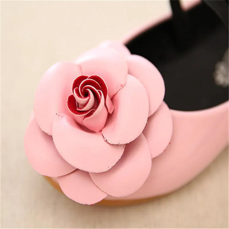 Детская обувь для девочек принцесса лидер продаж милая розовая с цветами