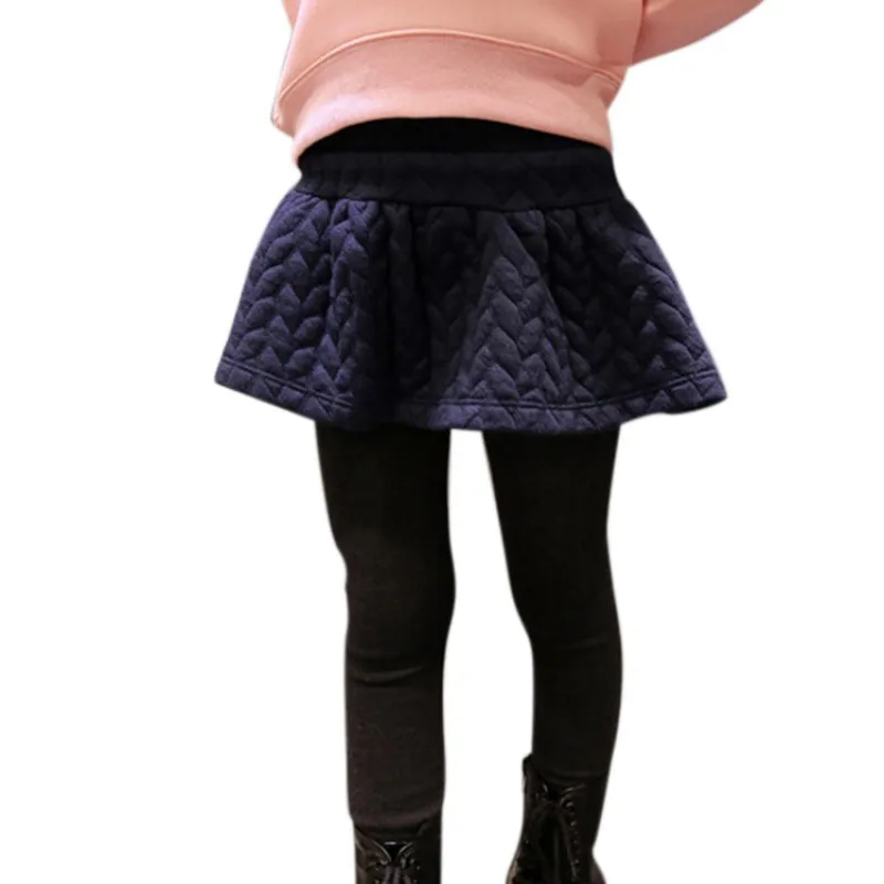 Spring Autumn Winter NEW Baby Kid Girls Cotton Leggings& Skirt Sweet Solid Color Comfortable High Quality Leggings& Skirt