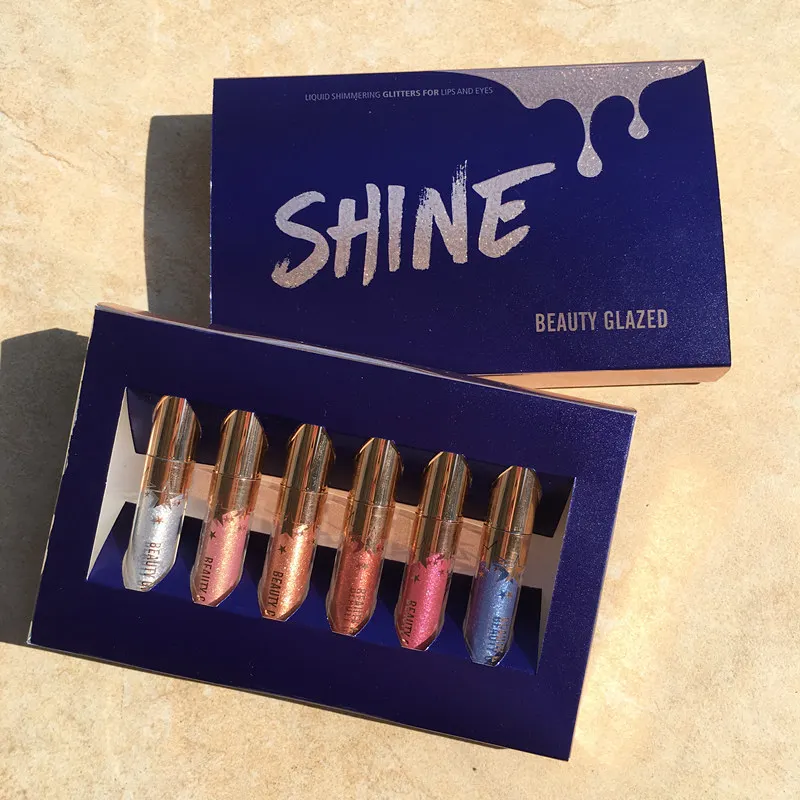 Матовая стойкая помада BEAUTY GLAZED 6 шт./компл. блеск для губ водостойкая Помада