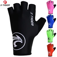 x tiger breaking wind cycling gloves half finger anti slip bicycle mittens racing road bike glove mtb biciclet guantes ciclismo