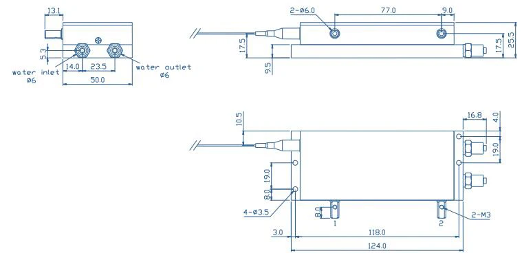 CNI 808nm 150 Вт высокой мощности лазерного диода модуль | Инструменты