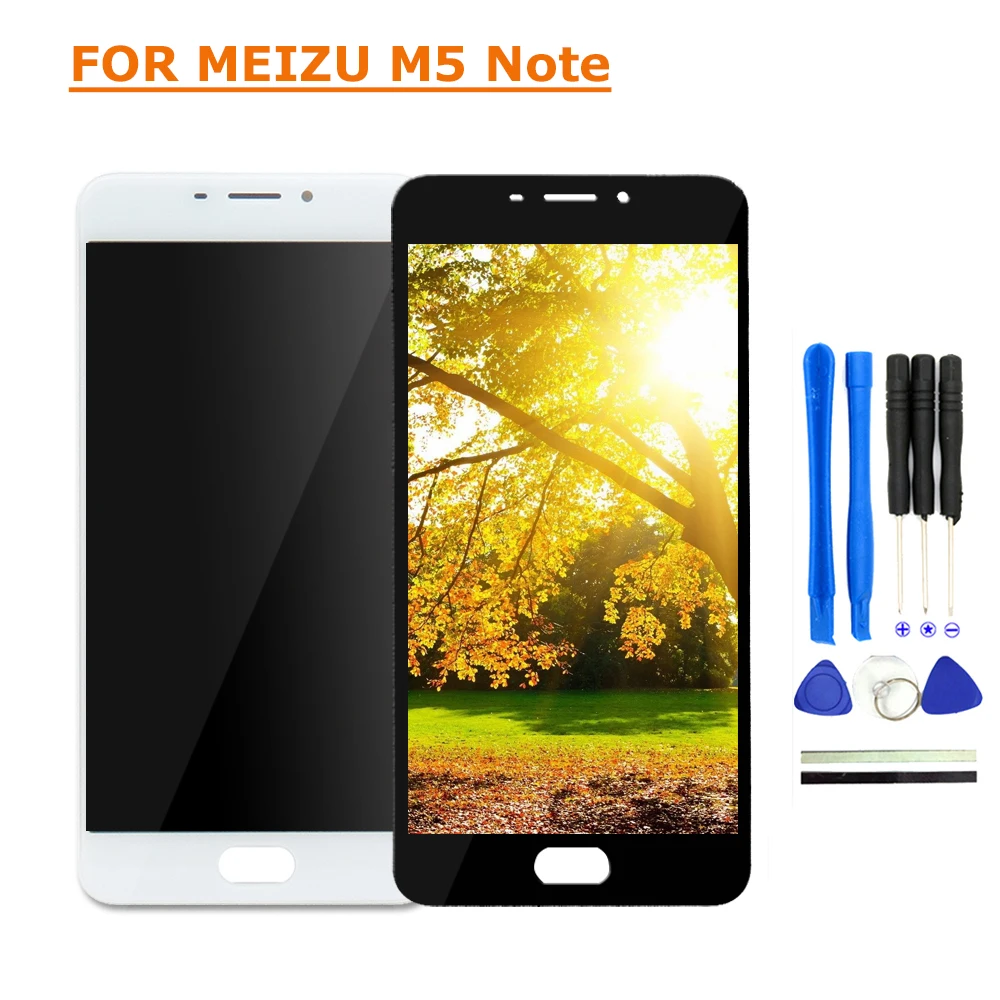ЖК дисплей для Meizu M5 Note сенсорный экран дигитайзер запасные части 5 дюйма MeiBlue с
