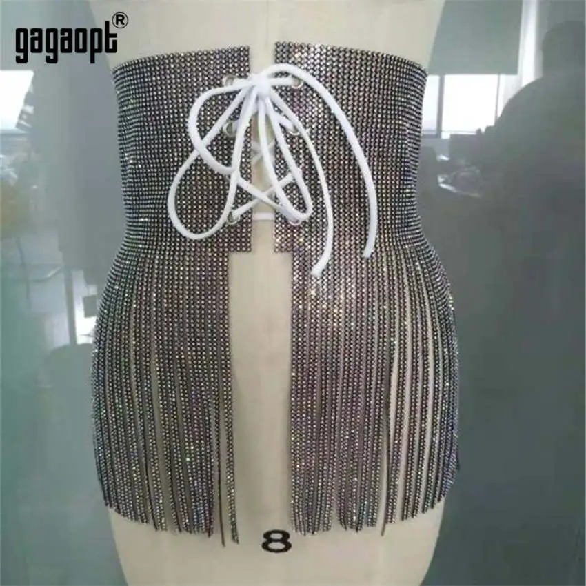 Gagaopt классические трикотажные юбки женские модные Боковые Сплит женские элегантные юбки с высокой талией Серые/черные сексуальные длинные юбки Клубные Saias - Цвет: Черный