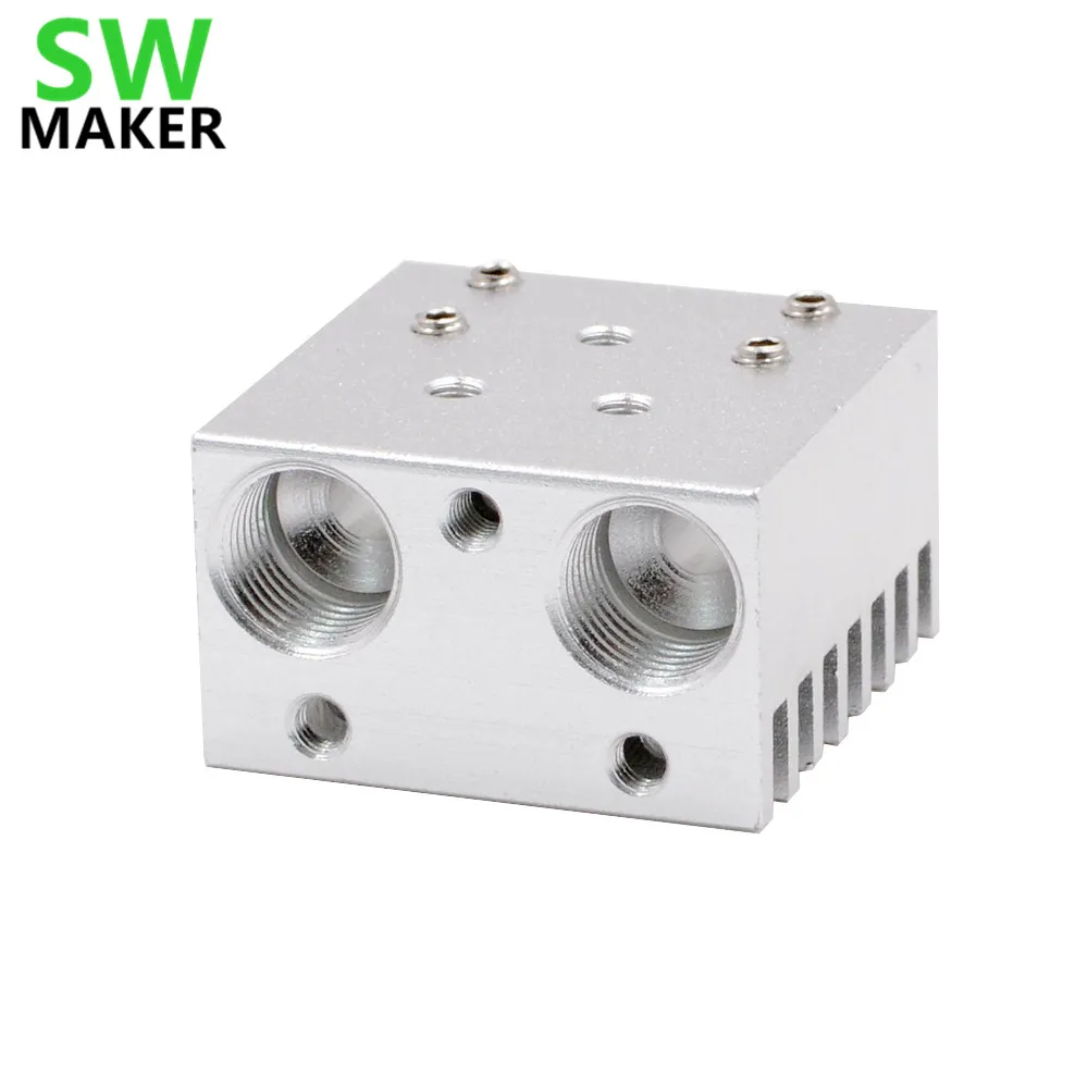 Полностью металлический двойной многоэкструзионный HotEnd V6 Cyclops Chimera двойная