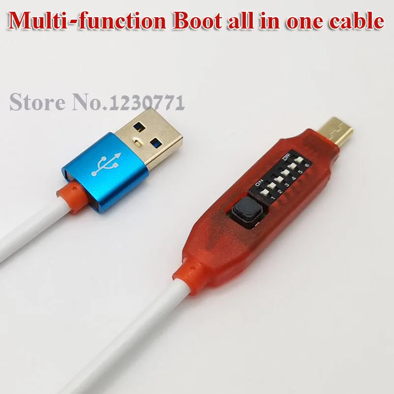 Все загрузочный кабель(легкое переключение) Micro USB RJ45 все в одном многофункциональный загрузочный кабель edl