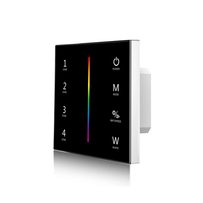 RGBW Led полосы Управление 100V 240V Высокая Напряжение Вход DMX512 Мастер Сенсорный Панель