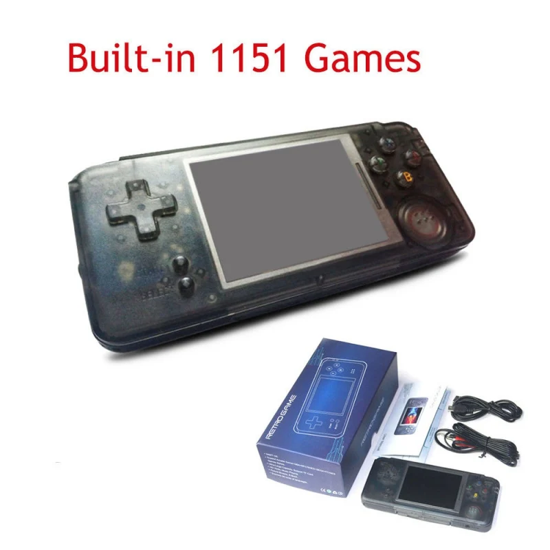 3 0 дюймов ретро портативные игровые плееры Встроенная 1151 различных игровых