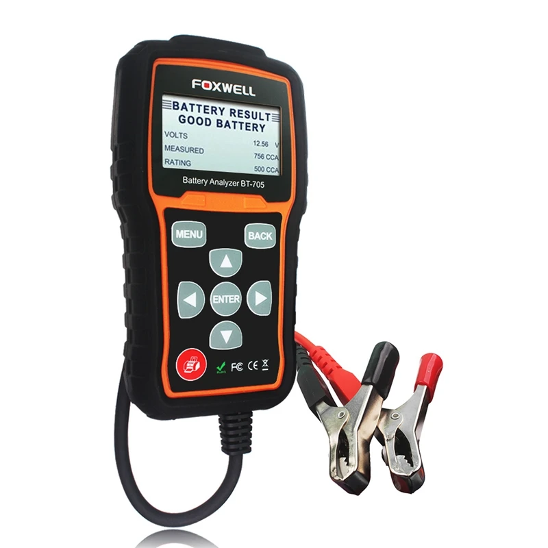 Foxwell bt705 bt 705 12 вольт Батарея анализатор тестер непосредственно обнаружить плохой